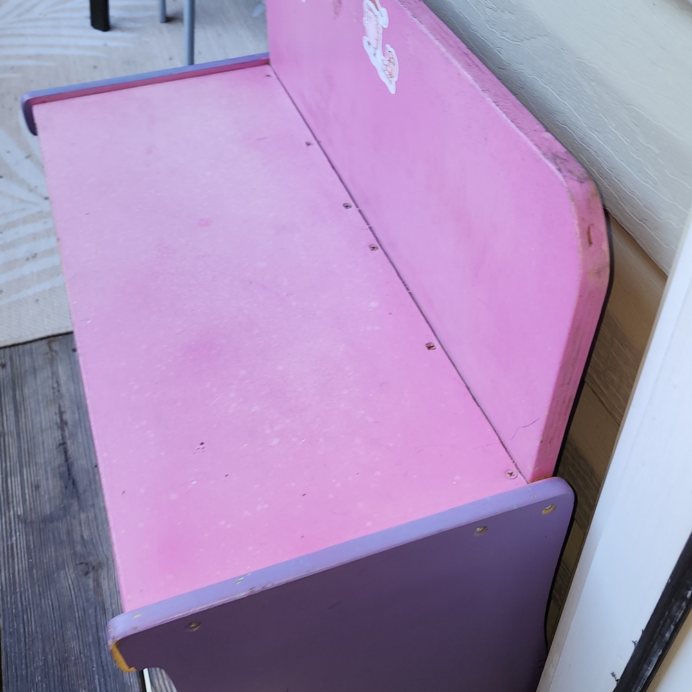 Kaplan Early Learning Co. Kids Wooden Sitting Bench With Double Storage Cubby - Picture 3 of 4